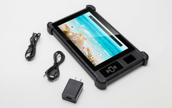 NFC quad-cores de la huella dactilar de la PC de la prenda impermeable IP65 2,0 2GB RAM 32GB ROM Rugged Tablet