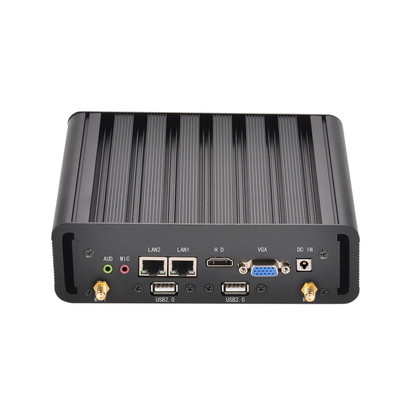 comprar Mini computadora Industrial Intel I3 4005U 5005U I5 4200U 5200U HD Graphics 500 portátil sin ventilador Industrial Win10 Mini PC online manufacture