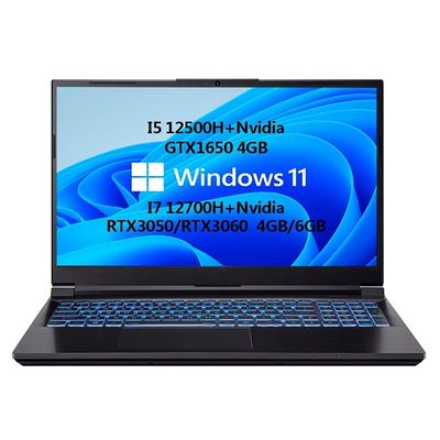 comprar Laptop de juego de 12a generación con tarjeta de vídeo GTX1650 de 4 GB y procesador Core I5 12500H o I7 12700H online manufacture