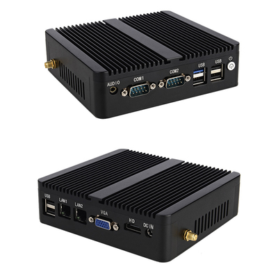 comprar PC industrial dual portátil tamaño pequeño del ordenador de Lan Mini Pc With J4125 online manufacture