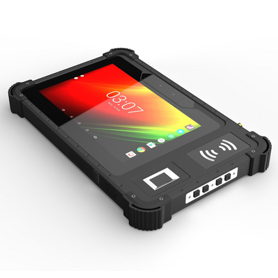 3G 4G LTE MTK6765 Octa quitan el corazón al Tablet PC rugoso de Android con el lector biométrico de NFC de la huella dactilar