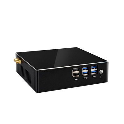Core i7 10510U i5 10210U Mini PC i3 ​​10110U 4K dual Lan Barebone Computadora de escritorio con Win10 pro Linux WiFi Tipo-C