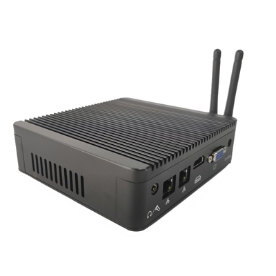 DDR4L 8GB M.Sata 256GB Sunspad Mini Pc Computer fanless con el procesador de Intel Celeron J4125 del triunfo 10