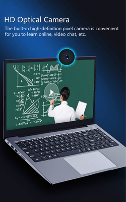 Velocidad rápida delgada de la CPU 1165G7 de la aleación llena I7 11mo Gen Laptop 15,6 para la oficina del juego de la transferencia de la fecha