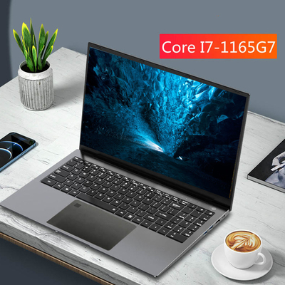 15,6 tarjeta de vídeo de aluminio del ordenador portátil 8gb Ram Notebook MX450 2GB del procesador del juego de la CPU 11gen de la base I7 de la pulgada